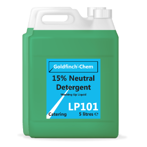 Goldfinch Washing Up Liquid Neutral Detergent 15% 2 x 5litre LP101