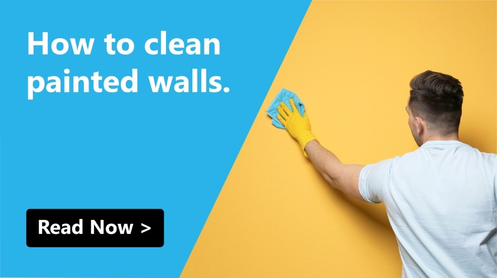 How to clean painted walls