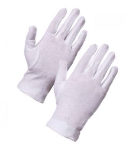 Forchette Gloves White Cotton Large (500 pairs)
