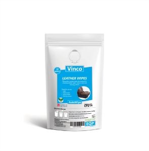 Vinco-AutoWipe Leather Wipe Biodegradable 13x20cm 50 Wipes CP214