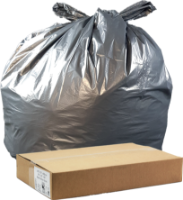 Heavy Duty Black Rubbish Refuse Sacks 18x29x39 290 gauge (100 bags)