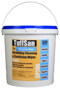 TUFFSAN by Vinco-SanWipe Scrubbing & Cleaning Wipe 6x80Wipe