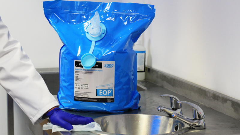 EQP® Easy Quick Pouch for Fast and Effective Cleaning & Sanitising