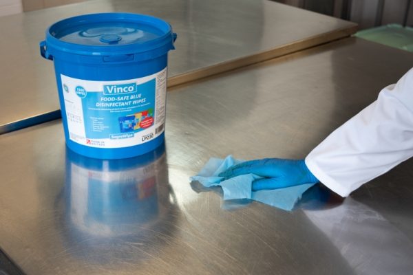 Vinco®-SegreWipe Disinfectant Wet Wipe Red Bucket 1500sheet LP232