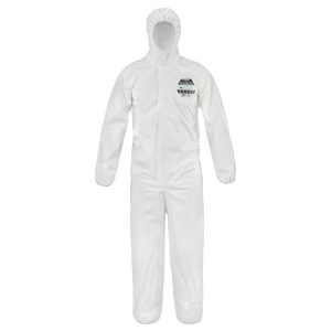 Coveralls Disposable White c/w Hood XXL