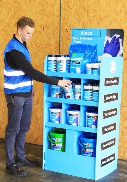 Vinco®-Stand Wipe Floor Stand