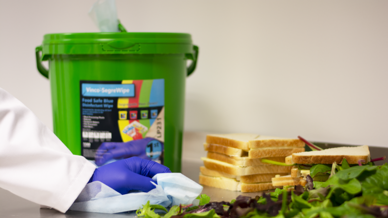 Vinco®-SegreWipe Colour Coded Food Safe Surface Disinfectant Wet Wipes 