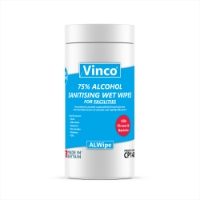 75% Alcohol Wet Wipes For Facilities, 200 Wipes Per Tub