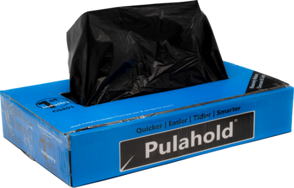 Pulahold® Black Bin Bags 18x29x39 140 gauge 200 (10kg)