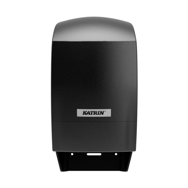 Katrin Dispenser for System Toilet Paper Roll, Black