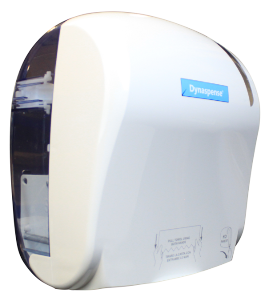 Dynaspense® No Touch Hand Towel Dispenser White/Clear