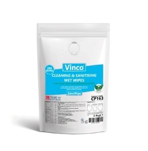 Vinco®-ZeroWipes Pack Of 200 Biodegradable, Plant Based Wipes
