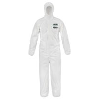 Coveralls Disposable White c/w Hood 4XL