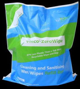 Vinco-ZeroWipe Cleaning & Sanitising Wipes Refill