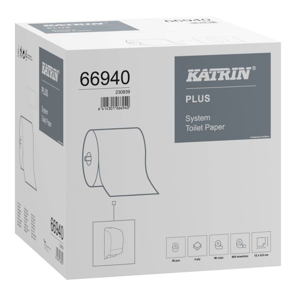 Toilet Rolls Katrin Classic System 2ply 800 Sheet 36 Rolls WM131