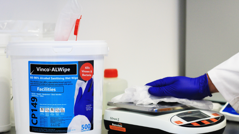 Vinco®-ALWipe for Hands and Surfaces Alcohol Sanitising Wet Wipes