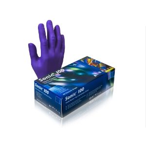 Gloves Nitrile BLUE Powder Free (100) GL312