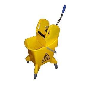 Mop Bucket & Wringer Bison 25litre FC134,5,6 & 7 Red, Blue, Yellow or Green