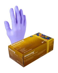 Gloves Nitrile Blue Powder Free AMAZING (300) GL401