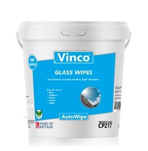 Vinco-AutoWipe Glass Wipe Biodegradable 20x20cm 600 Wipes