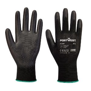 PU Food Palm Glove Black