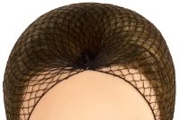 Hair Nets Coarse Mesh 10mm BLACK (100)