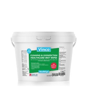 Vinco-Medwipe Cleaning & Disinfection PP Wipes 200 sheet | 30x25cm