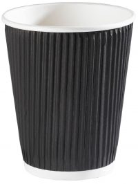 Cups Pure Kraft Ripple Wall Hot Drink 12oz