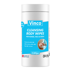 Vinco-CLWipe Cleansing Body Wipes 12x20cm TUB 100sheet CP173