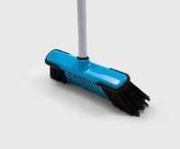 Soft Household 256mm Broom with Handle Assorted Colours 