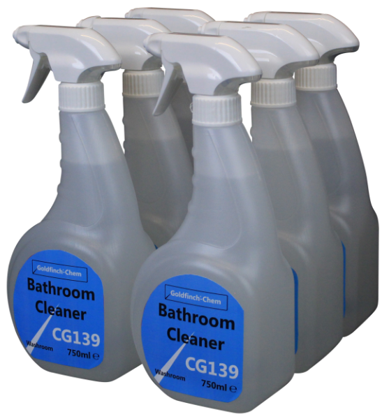 Goldfinch Bathroom Cleaner and Sanitiser Trigger 6x750ml CG139