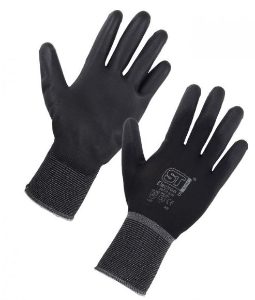 PU Fixer Precision Gloves Black Large (120 pairs)
