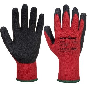 Latex Grip Glove Red/Black