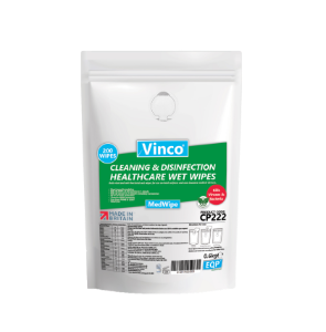 Vinco-Medwipe Cleaning&Disinfection Bio Pouch Wipes 200sheet